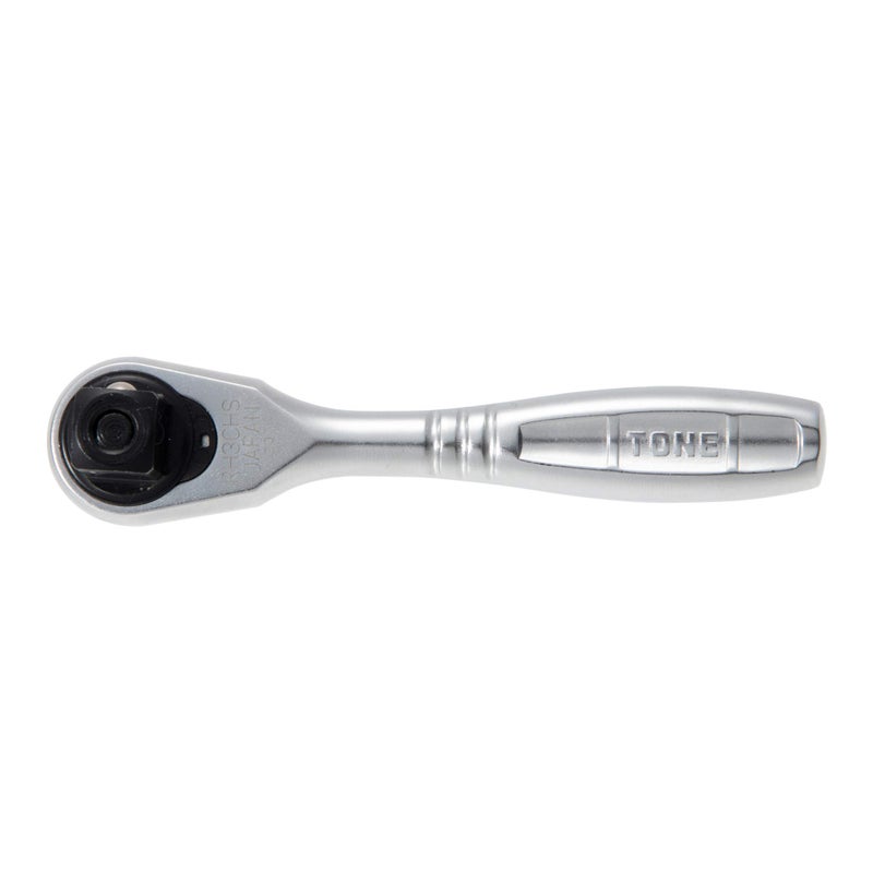 TONE Short Ratchet Handle Compact Head (Socket Hold Type) RH3CHS 3/8" Inch Drive - Image 4